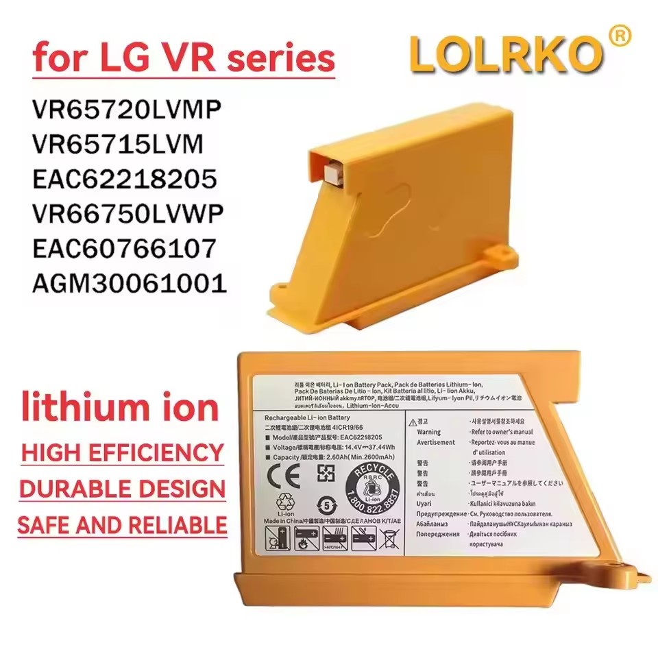 4S Lipo Battery 14.8V 6000Mah - LG EAC62218202 VR64703LVMB,VR7412RB,14.4V lityum iyon pil