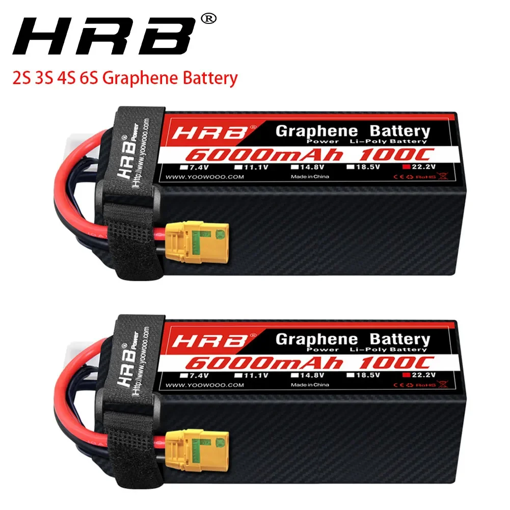 6S Lipo Battery 22.2V 5000Mah - 2PC Grafen Pil 2S 3S 4S