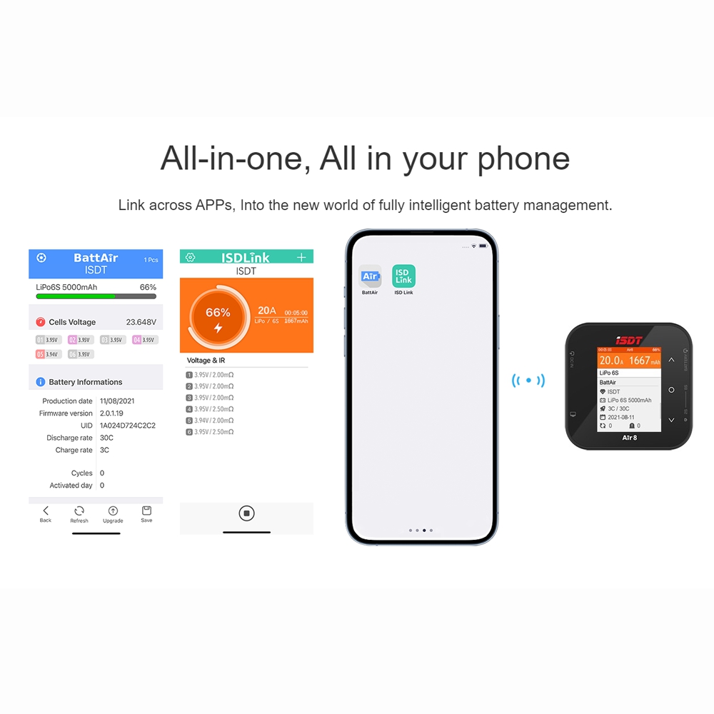 Yeni ISDT Air8 Lipo güç Denges - Isdt Air8 8S Lipo Charger incelemesi ve fiyatı