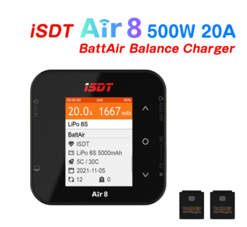 ISDT Air8 500W 20A 2-8S /Q8 MA - Isdt Air8 8S Lipo Charger incelemesi ve fiyatı