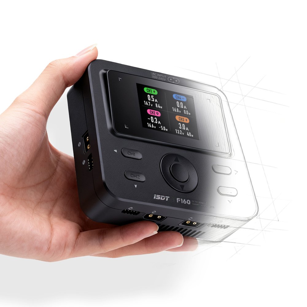 ISDT F160 4CH AC Dört Kanallı  - Toolkitrc M6Dac Smart Charger incelemesi ve fiyatı